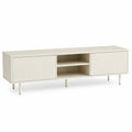 TV-Schrank Holzwerkstoff Creme 180x40x50cm